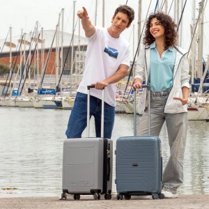 Nautica 2929 Βαλίτσα Ταξιδιού Καμπίνας 55εκ. Γκρι/GreyGreen Είδη ταξιδιού