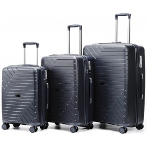 Nautica 29333437 Σετ 3τμχ Βαλίτσες Ταξιδιού S/M/L Expandable Μαύρο Travel Items