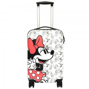 Disney 2952 Minnie Mouse Βαλίτσα Καμπίνας 55cm Λευκή