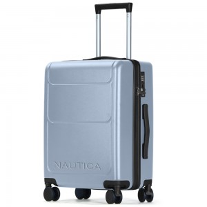 Nautica 29636465 Σετ 3τμχ Βαλίτσες Ταξιδιού Expandable S/M/L Silver Είδη ταξιδιού