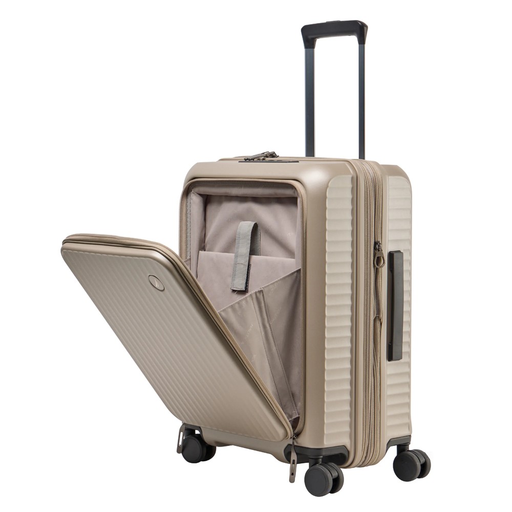 Nautica 29727374 Σετ 3τμχ Expandable Βαλίτσες Ταξιδιού S/M/L Χρυσές Είδη ταξιδιού