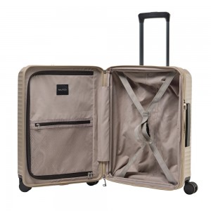 Nautica 29727374 Σετ 3τμχ Expandable Βαλίτσες Ταξιδιού S/M/L Χρυσές Είδη ταξιδιού