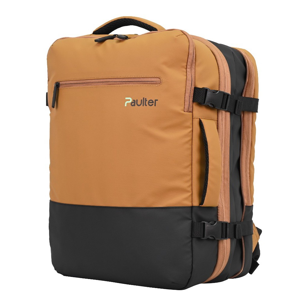 Paulter 3054 Expandable Ταξιδιωτικό Σακίδιο Πλάτης Κίτρινο-Μουσταρδί Τσάντες