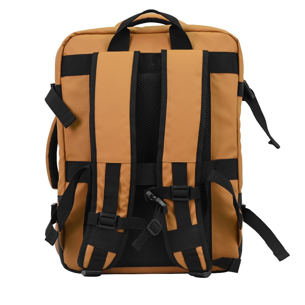 Paulter 3054 Expandable Ταξιδιωτικό Σακίδιο Πλάτης Κίτρινο-Μουσταρδί Τσάντες