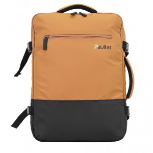 Paulter 3054 Expandable Ταξιδιωτικό Σακίδιο Πλάτης Κίτρινο-Μουσταρδί Τσάντες