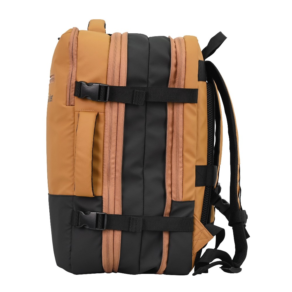 Paulter 3054 Expandable Ταξιδιωτικό Σακίδιο Πλάτης Κίτρινο-Μουσταρδί Τσάντες