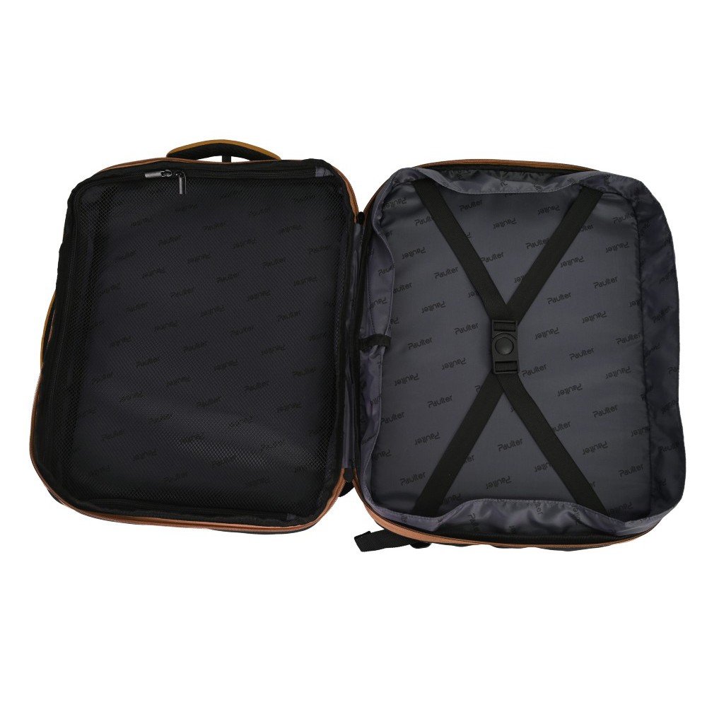 Paulter 3054 Expandable Ταξιδιωτικό Σακίδιο Πλάτης Κίτρινο-Μουσταρδί Τσάντες