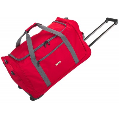 RCM 3081-20 Σακ Βουαγιάζ Τροχήλατο Κόκκινο