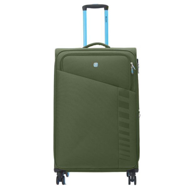Dielle 30/70 Expandable Βαλίτσα Μεγάλη 79cm Πράσινη