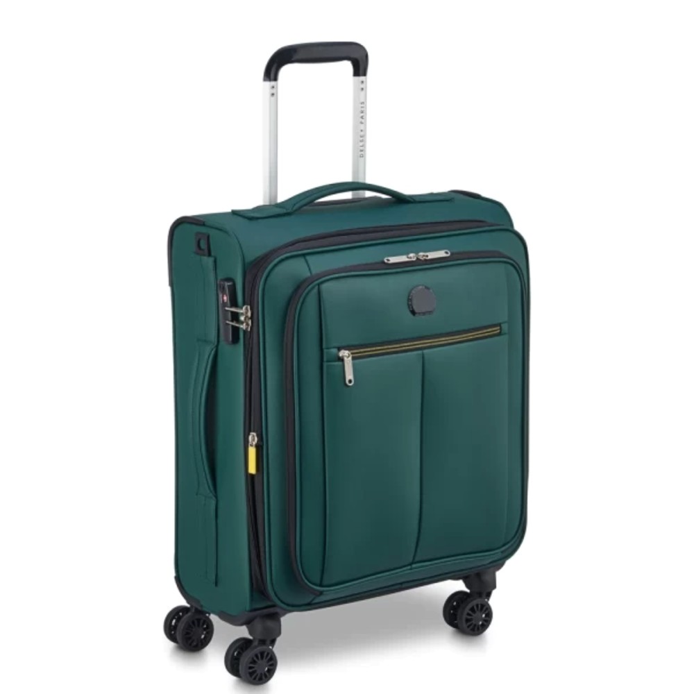 Delsey 342180303 Dita Expandable Slim Βαλίτσα Καμπίνας 55cm Πράσινη Είδη ταξιδιού