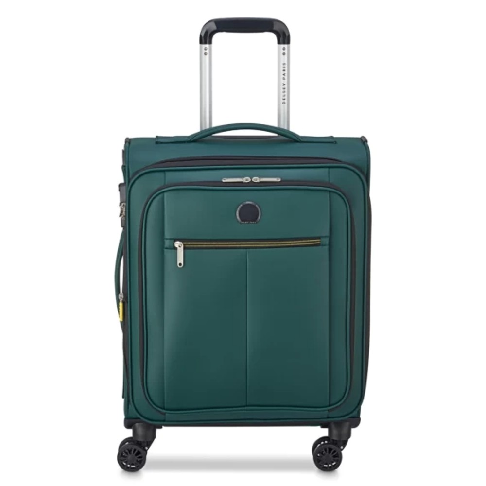 Delsey 342180303 Dita Expandable Slim Βαλίτσα Καμπίνας 55cm Πράσινη Είδη ταξιδιού