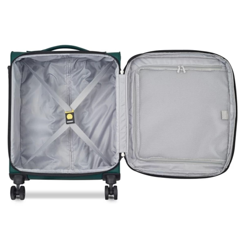 Delsey 342180303 Dita Expandable Slim Βαλίτσα Καμπίνας 55cm Πράσινη Είδη ταξιδιού