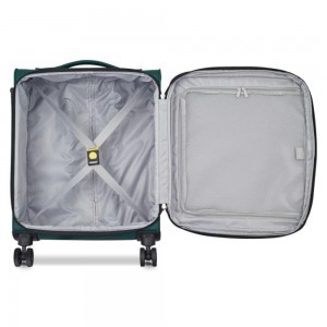 Delsey 342180303 Dita Expandable Slim Βαλίτσα Καμπίνας 55cm Πράσινη Είδη ταξιδιού