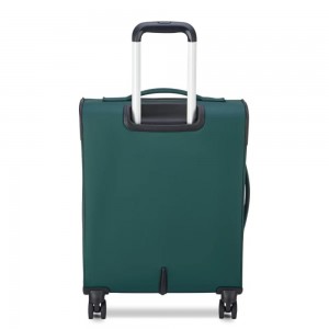Delsey 342180303 Dita Expandable Slim Βαλίτσα Καμπίνας 55cm Πράσινη Είδη ταξιδιού