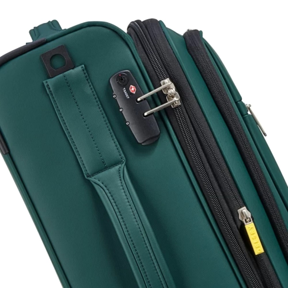 Delsey 342180303 Dita Expandable Slim Βαλίτσα Καμπίνας 55cm Πράσινη Είδη ταξιδιού