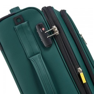 Delsey 342180303 Dita Expandable Slim Βαλίτσα Καμπίνας 55cm Πράσινη Είδη ταξιδιού