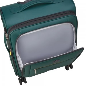 Delsey 342180303 Dita Expandable Slim Βαλίτσα Καμπίνας 55cm Πράσινη Είδη ταξιδιού