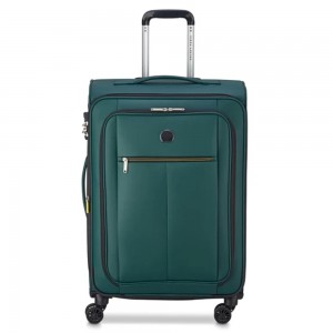 Delsey 342181103 Dita Expandable Βαλίτσα Μεσαία 69cm Πράσινη Είδη ταξιδιού