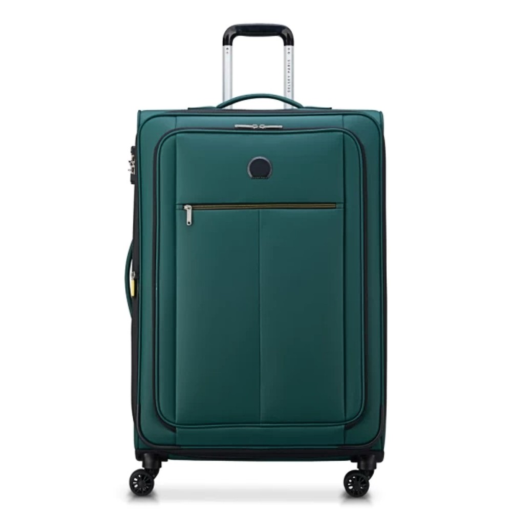 Delsey 342182103 Dita Expandable Βαλίτσα Μεγάλη 79cm Πράσινη Είδη ταξιδιού