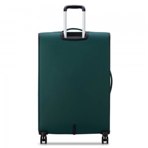 Delsey 342182103 Dita Expandable Βαλίτσα Μεγάλη 79cm Πράσινη Είδη ταξιδιού
