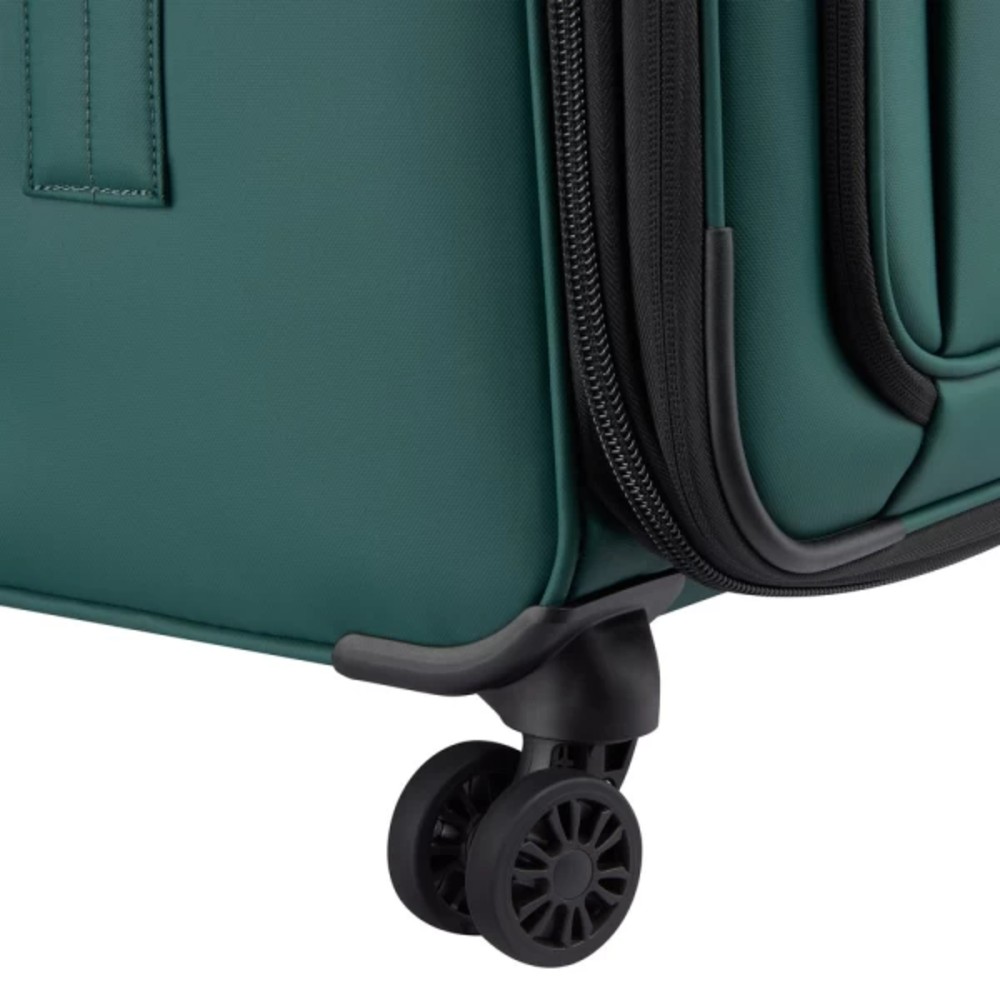 Delsey 342182103 Dita Expandable Βαλίτσα Μεγάλη 79cm Πράσινη Είδη ταξιδιού