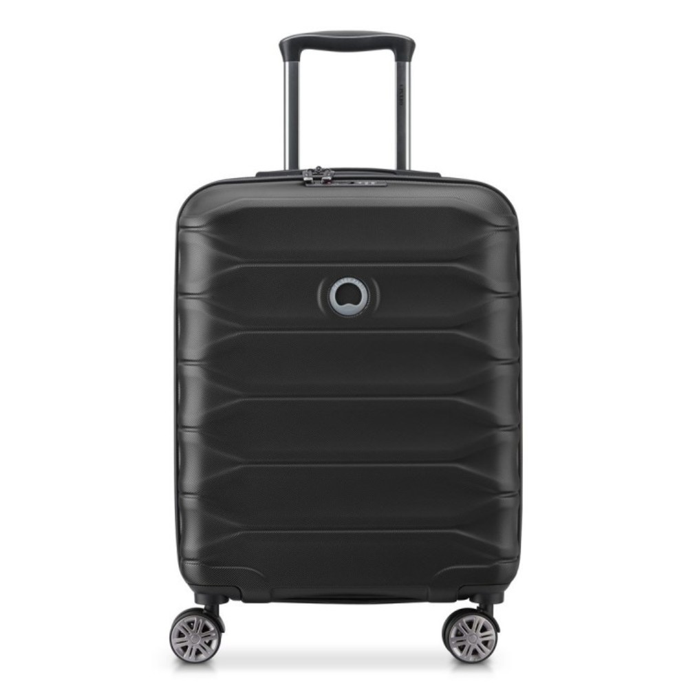 Delsey 386980300E9 METEOR Expandable Βαλίτσα Καμπίνας 55cm Μαύρη Είδη ταξιδιού
