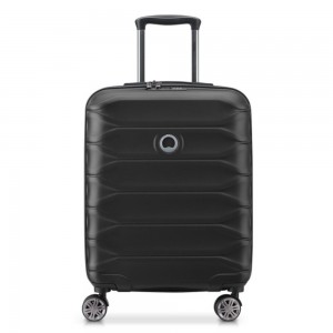 Delsey 386980300E9 METEOR Expandable Βαλίτσα Καμπίνας 55cm Μαύρη Είδη ταξιδιού