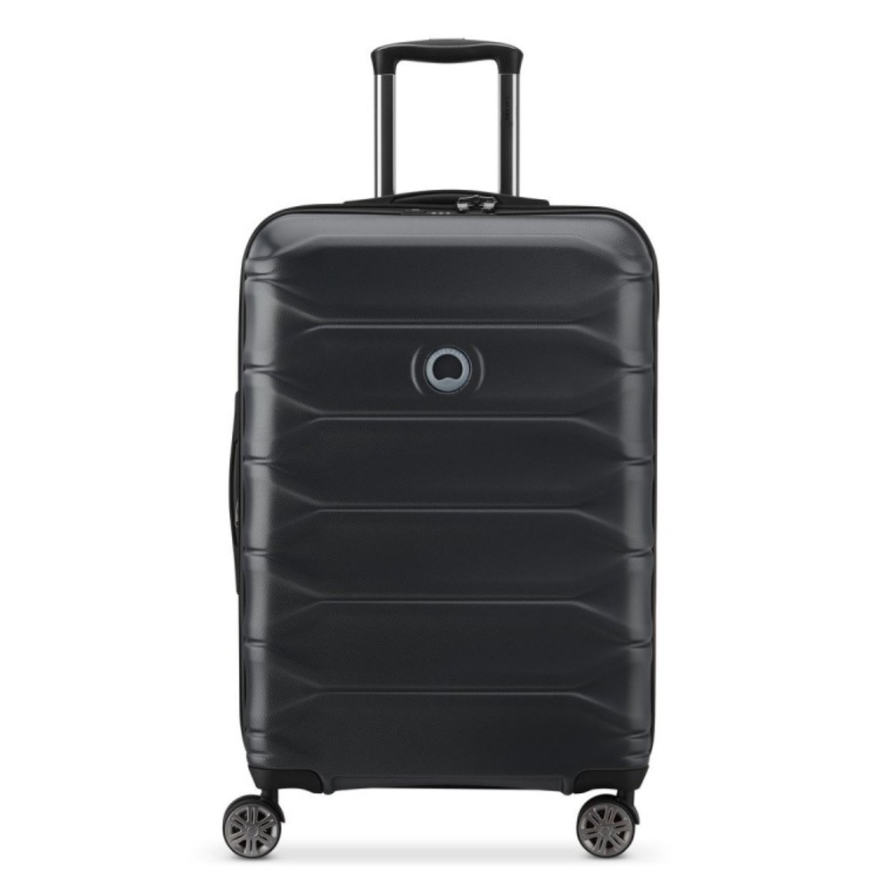 Delsey 386981000E9 METEOR Expandable Βαλίτσα Μεσαία 68cm Μαύρη Είδη ταξιδιού