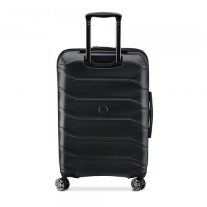 Delsey 386981000E9 METEOR Expandable Βαλίτσα Μεσαία 68cm Μαύρη Είδη ταξιδιού