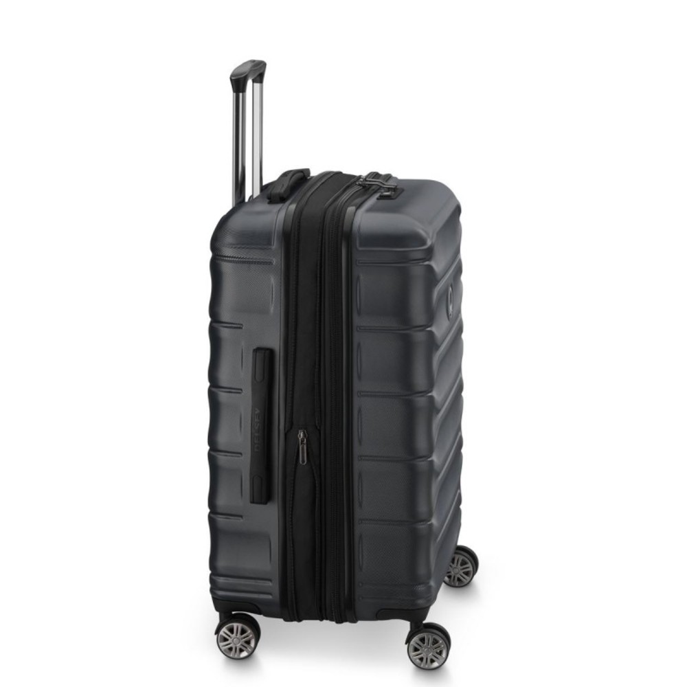 Delsey 386981000E9 METEOR Expandable Βαλίτσα Μεσαία 68cm Μαύρη Είδη ταξιδιού