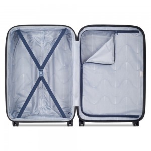 Delsey 386981012E9 METEOR Expandable Βαλίτσα Μεσαία 68cm Μπλε Είδη ταξιδιού