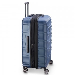 Delsey 386981012E9 METEOR Expandable Βαλίτσα Μεσαία 68cm Μπλε Είδη ταξιδιού