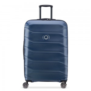 Delsey 386981012E9 METEOR Expandable Βαλίτσα Μεσαία 68cm Μπλε Είδη ταξιδιού