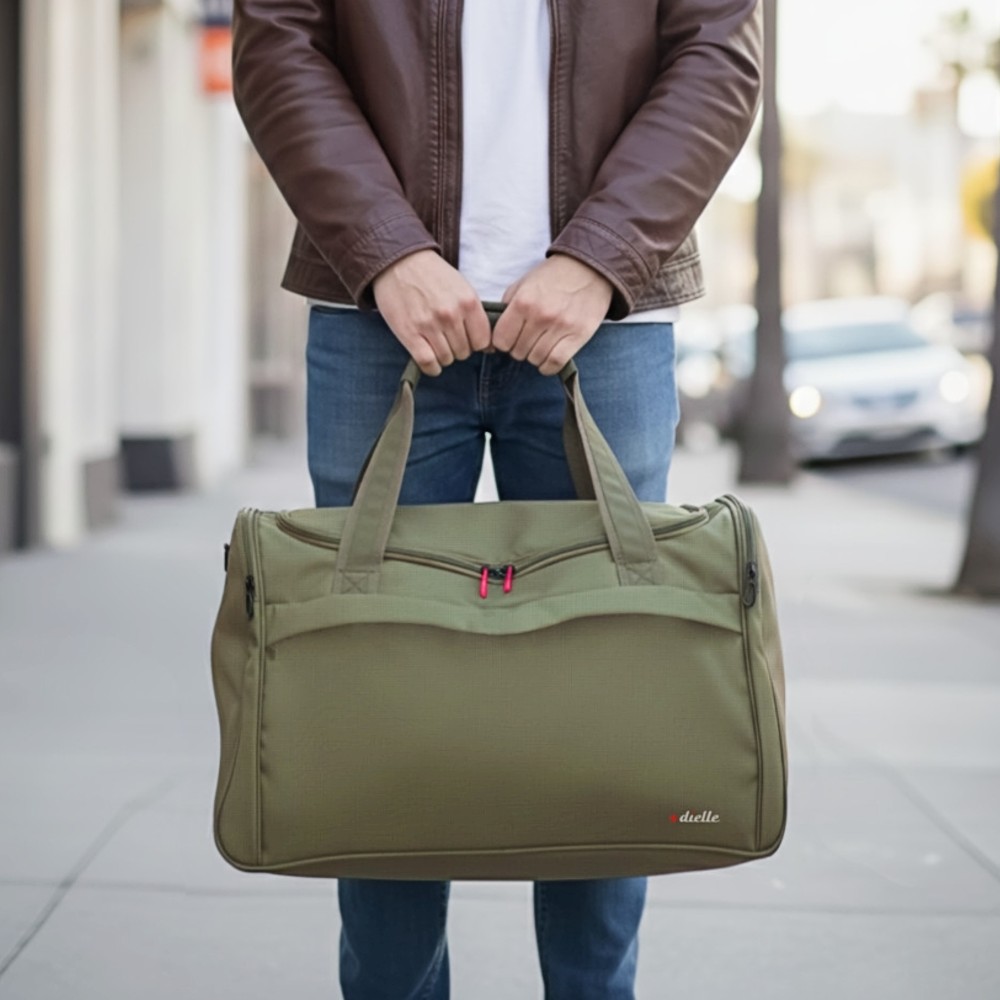 Dielle 417M Travel Bag Σακ Βουαγιάζ 50cm Πράσινο Είδη ταξιδιού