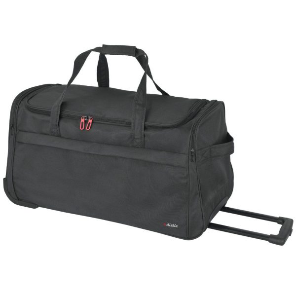 Dielle 419M Travel Bag Σακ Βουαγιάζ Τροχήλατο 70cm Μαύρο
