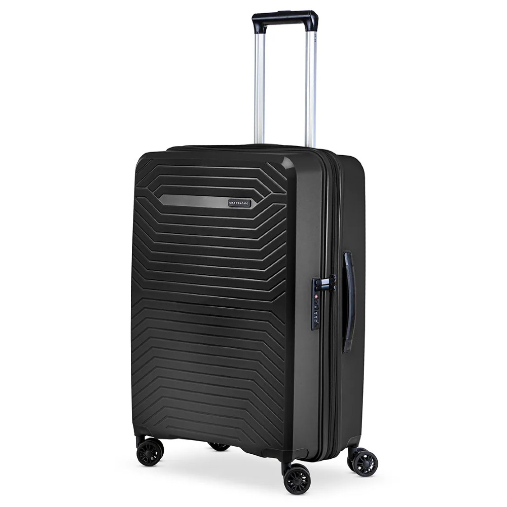 CIAK RONCATO 42.91.04.01 PASSENGER Expandable Βαλίτσα Καμπίνας 55εκ Μαύρη Είδη ταξιδιού
