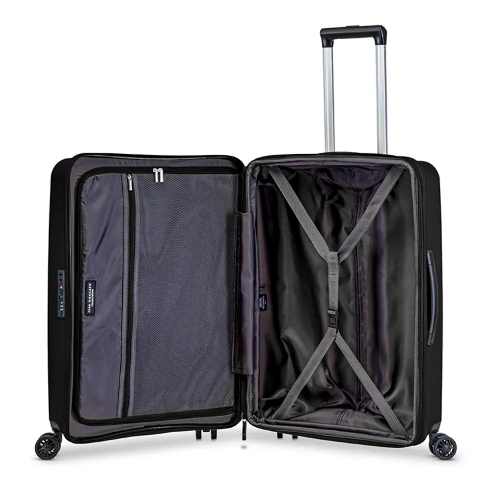 CIAK RONCATO 42.91.04.01 PASSENGER Expandable Βαλίτσα Καμπίνας 55εκ Μαύρη Είδη ταξιδιού