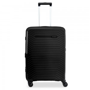CIAK RONCATO 42.91.04.01 PASSENGER Expandable Βαλίτσα Καμπίνας 55εκ Μαύρη Είδη ταξιδιού