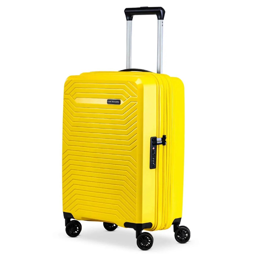 CIAK RONCATO 42.91.04.04 PASSENGER Expandable Βαλίτσα Καμπίνας 55εκ Κίτρινη Είδη ταξιδιού