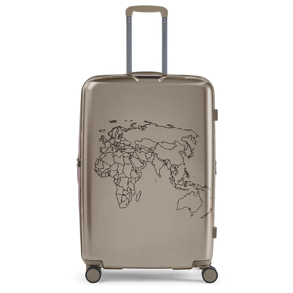 CIAK RONCATO 42.97.01.30 TO DO III Expandable Μεγάλη Βαλίτσα 74cm Titanium Είδη ταξιδιού