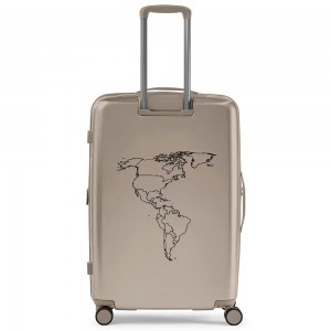 CIAK RONCATO 42.97.01.30 TO DO III Expandable Μεγάλη Βαλίτσα 74cm Titanium Είδη ταξιδιού