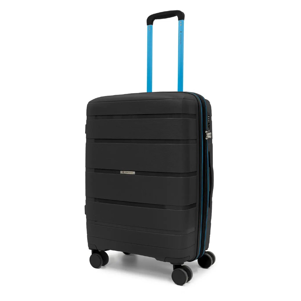 RONCATO 46.130.01.51 AVIATOR Expandable Μεγάλη Βαλίτσα 75cm Μαύρη Είδη ταξιδιού