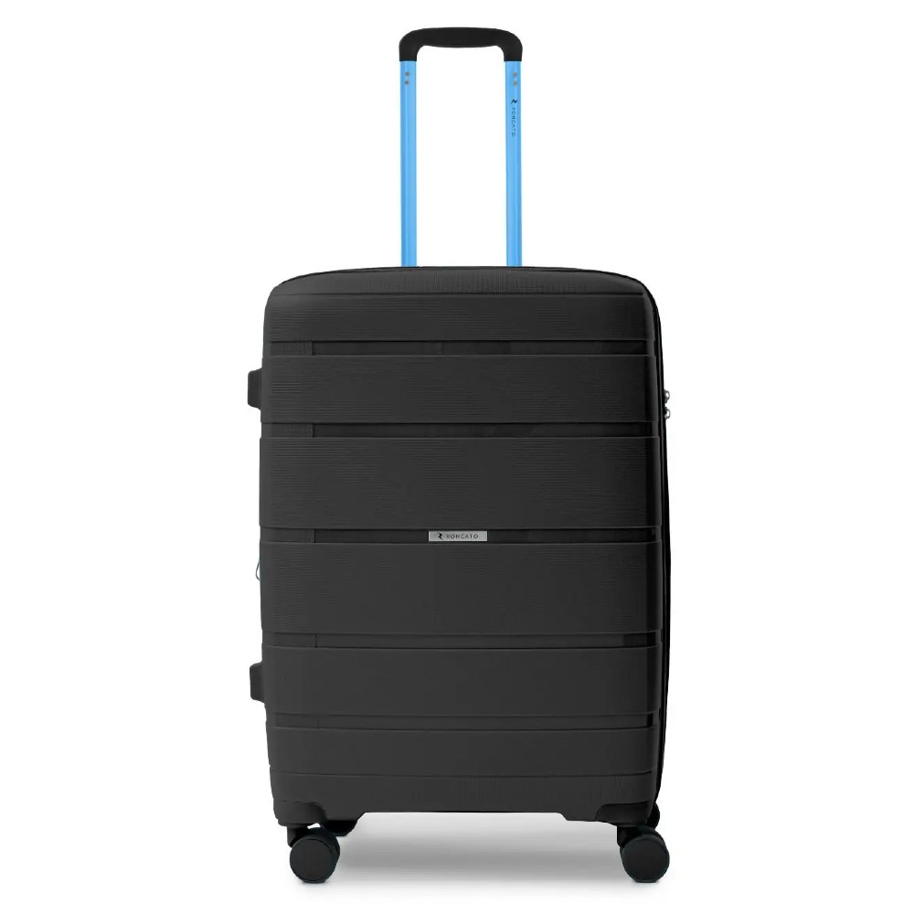 RONCATO 46.130.01.51 AVIATOR Expandable Μεγάλη Βαλίτσα 75cm Μαύρη Είδη ταξιδιού