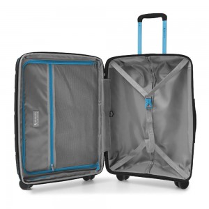 RONCATO 46.130.01.51 AVIATOR Expandable Μεγάλη Βαλίτσα 75cm Μαύρη Είδη ταξιδιού