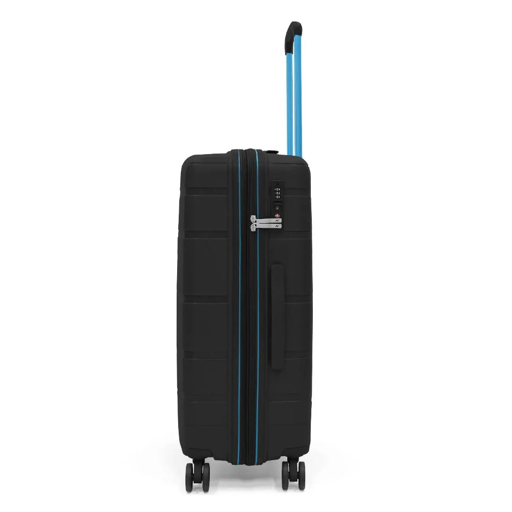 RONCATO 46.130.01.51 AVIATOR Expandable Μεγάλη Βαλίτσα 75cm Μαύρη Είδη ταξιδιού
