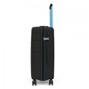 RONCATO 46.130.01.51 AVIATOR Expandable Μεγάλη Βαλίτσα 75cm Μαύρη Είδη ταξιδιού
