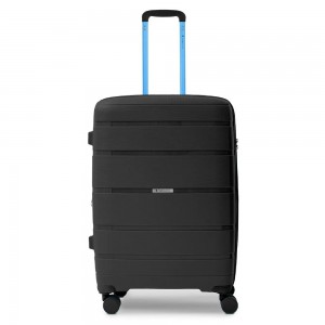 RONCATO 46.130.01.51 AVIATOR Expandable Μεγάλη Βαλίτσα 75cm Μαύρη Είδη ταξιδιού