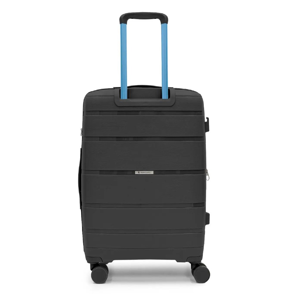 RONCATO 46.130.01.51 AVIATOR Expandable Μεγάλη Βαλίτσα 75cm Μαύρη Είδη ταξιδιού