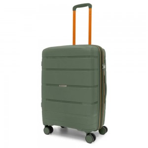 RONCATO 46.130.01.54 AVIATOR Expandable Μεγάλη Βαλίτσα 75cm Πράσινη Είδη ταξιδιού