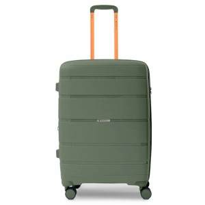 RONCATO 46.130.01.54 AVIATOR Expandable Μεγάλη Βαλίτσα 75cm Πράσινη Είδη ταξιδιού